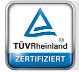Informationssicherheit TÜV Rheinland zertifiziert